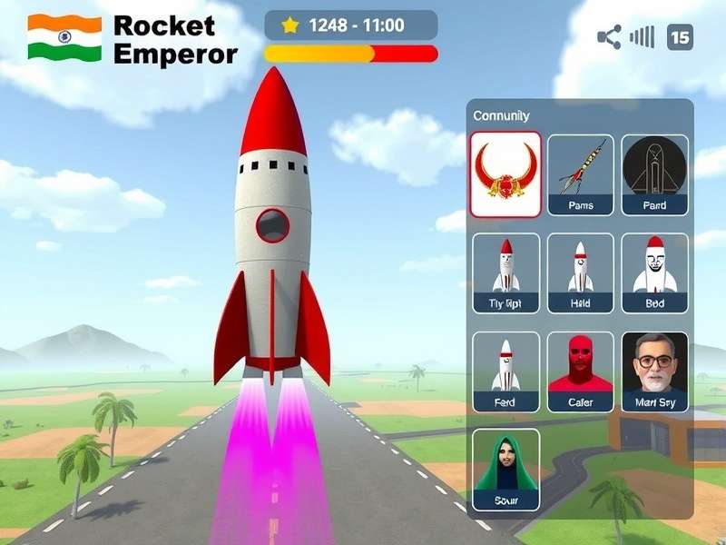 Assam Rocket Emperor customization screen showing regional rocket designs